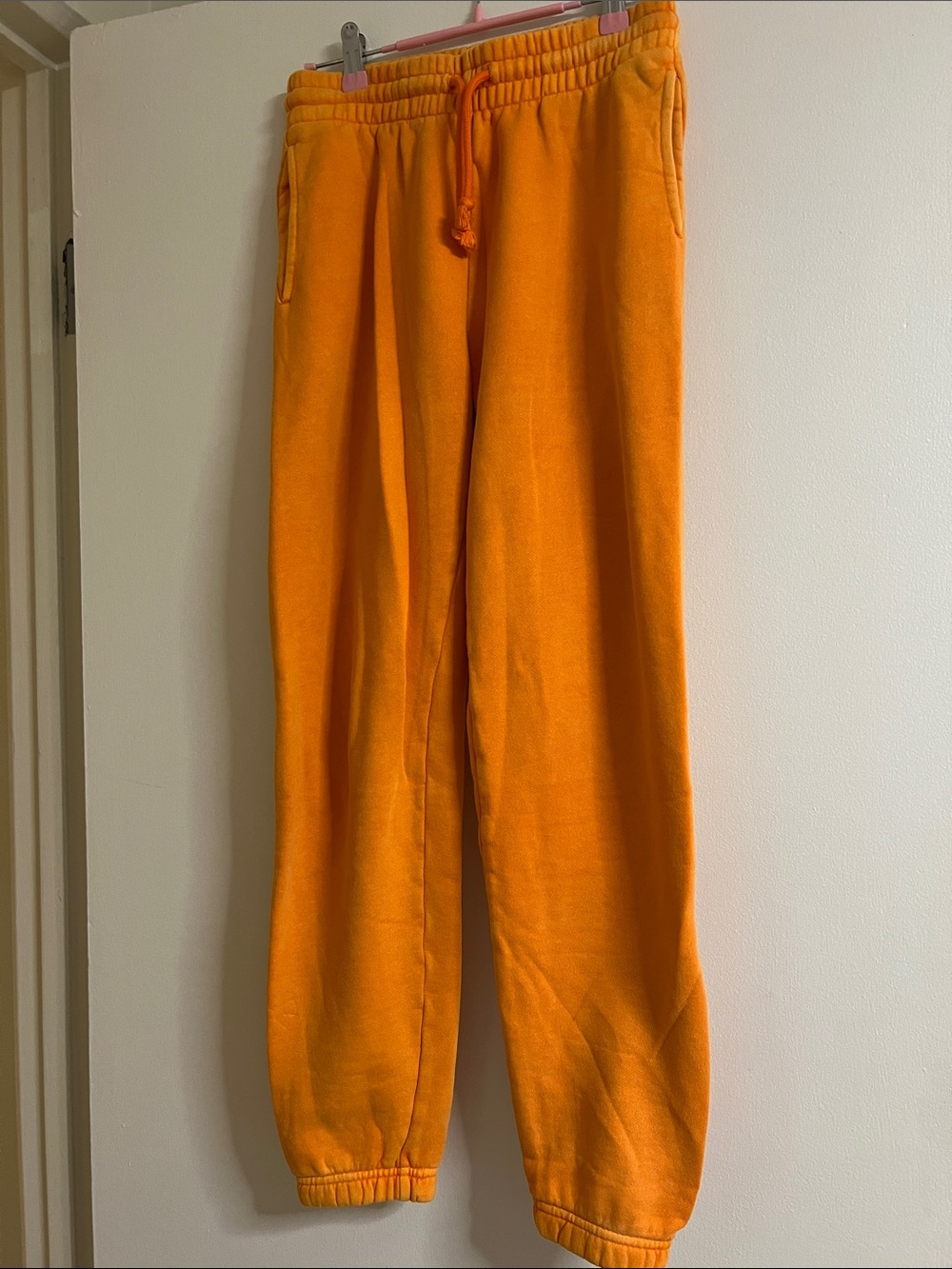 TNA Bright Orange Jogger Sweatpants